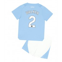 Dječji Nogometni Dres Manchester City Kyle Walker #2 Domaci 2023-24 Kratak Rukav (+ Kratke hlače)